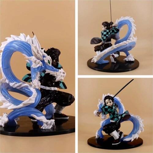 Spot! Figures Anime Demon Slayer Blade Tanjirou Lives and Lives 1/8 Model Boxed Decoration PVC Figures