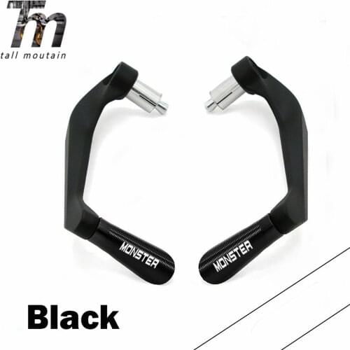 Motorcycle Handlebar Grips 7/8"22mm Brake Clutch Levers Guard Protector For DUCATI Monster 821 695 696 797 1200 1200S 1100 1100S