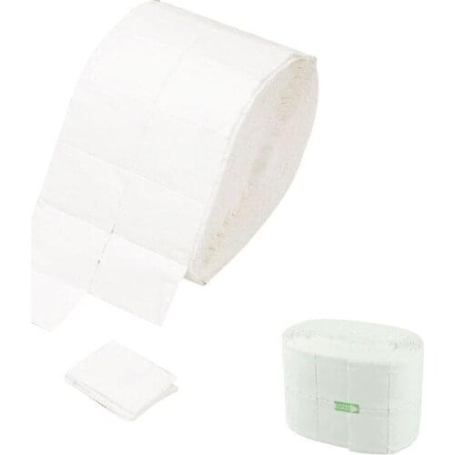Nail Art 500pcs/Roll Nail Wipes Cotton Pad Gel Acrylic Nails Polish Remover Removal wraps 2019 JAN26