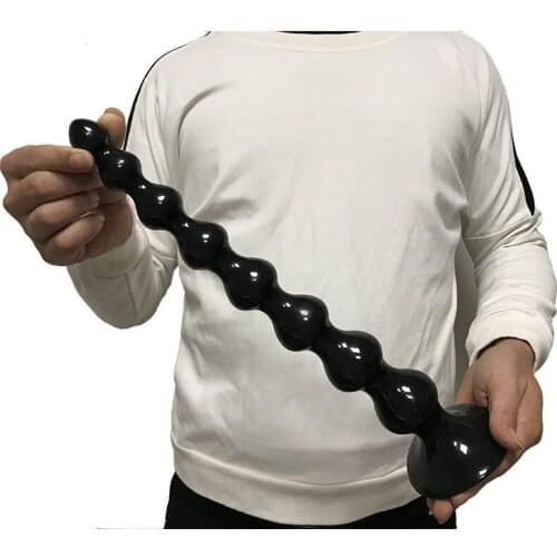 Silicone Long Butt Plug Dilatador Anal Beads Big Anal Plug Prostate Massager Vagina Pussy Buttplug Tail Sex Toys For Couples