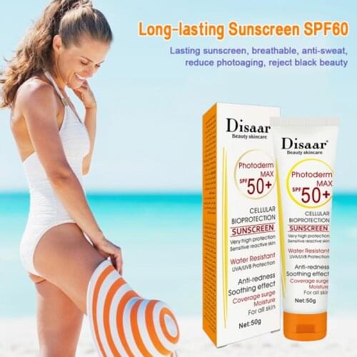50ml Facial Body Skin Sunscreen SPF 50+/60+ Anti-Aging Oil-control Moisturizing Antioxidant UVA/UVB Sunblock Sunscreen TSLM1