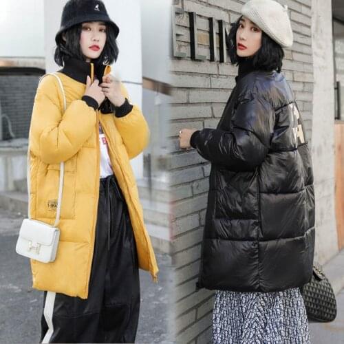 Warm Parka Coat Winter Jacket Women Down Long Loose Oversized Plus Size Female 2019 Lady Overcoat Outwear Korean Puffer Quilted