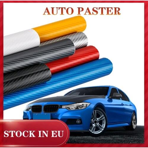 6D fiber film sticker/152cm*200cm carbon fiber vinyl car wrapping vinyl roll Car Hood Roof Stickers Accessories