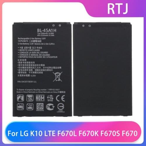 Runtianjin Replacement Cell Phone Batteries BL-45A1H For LG K10 LTE F670L F670K F670S F670 Q10 K420N Battery