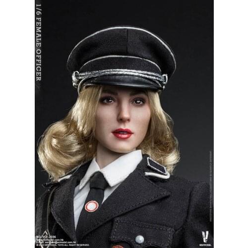 1/6 scale Collectible figure soldier Female officer 12" action figure doll Plastic model toy