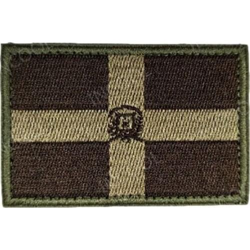 3D Dominican Flag Embroidery Patch Army Military Patch Tactical Emblem Badges Appliques Embroidered Patches For Clothing