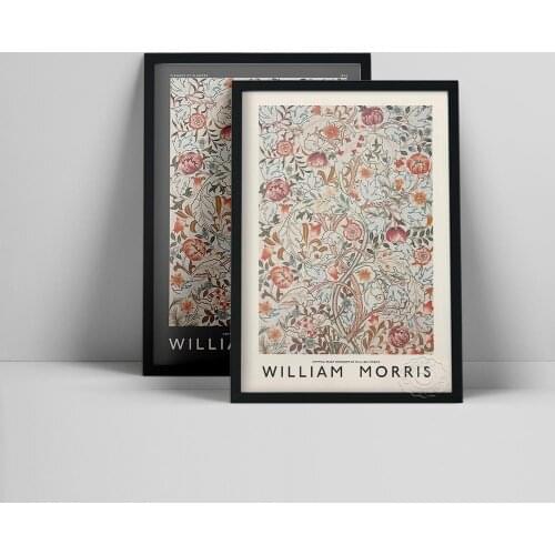 Abstract Vintage Painting William Morris Exhibition Canvas Posters and Prints Museum Modern Gallery Wall Art Picture Home Decor