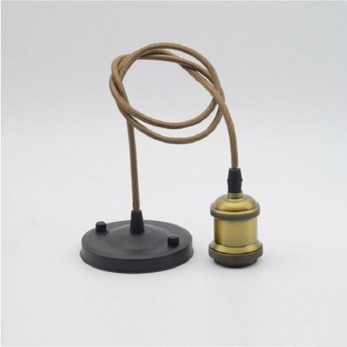 E27 Aluminum body Lampholder for 110V 220V led/Incandescent Edison bulb Vintage Retro decor hanging Lamp for home/room