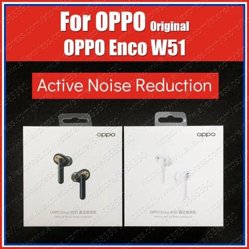 ANC Siri iOS Power display OPPO Enco W51 tws Original 7mm Dynamic True Wireless Bluetooth Earphones In Ear headphones