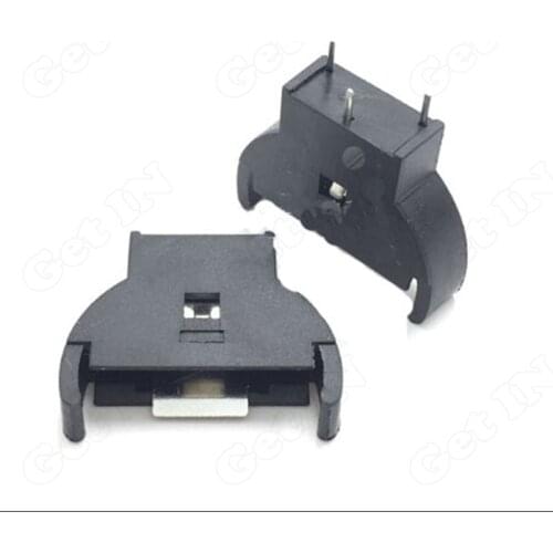 10pcs 2032 Vertical Type Battery Holder CR2032/ML2032/LIR2032 3Pins Battery Connector Jacks