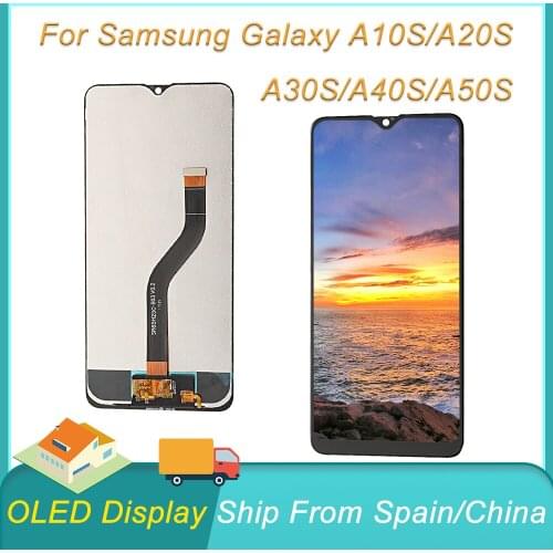 OEM OLED Display For Samsung Galaxy A10S A20S A30S A40S M30 A50S LCD Touch Screen Display Digitize Assembly IPS Screen