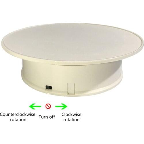 Electric Rotary Table Mirror Surface 360 Degree Rotary Display Stand Rotating Speed Turntable Jewelry Holder Video Shooting Prop