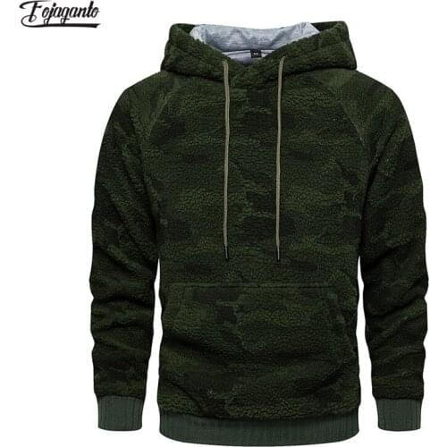 Fojaganto Mens Camouflage Hoodies