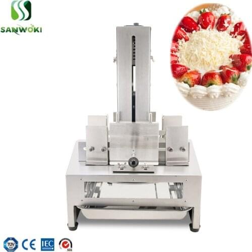 Commercial fully automatic stainless steel chocolate cutting machine Electric chocolate Slicing tool chocolate shaving machine
