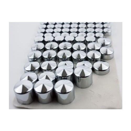 Motorcycle ABS Bolts Toppers Caps Kit Pack For Harley Davidson Road King Twin Cam FLH Model 1996-2006 Chrome