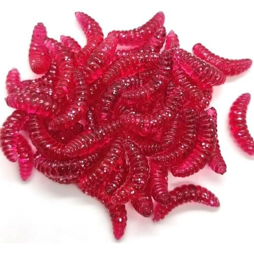 ZURYP 50pcs/Lot Promotion 2.2cm 0.4g Artificial Manufacturing Soft bait sink Fishing accessories lure Soft enlures Swimbait