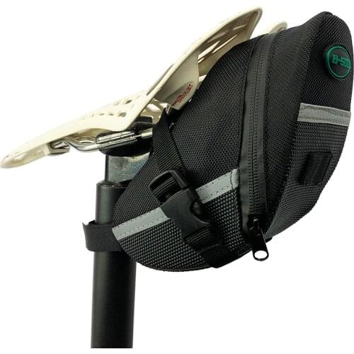 Nylon Bicycle Bag Bike Water repellent tools Storage Saddle Bag Seat Cycling equipment Tail Rear Pannier Pouch Bag accessories