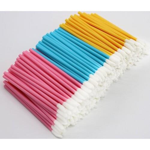 50 Pcs/Lot Disposable Lip Brush Women Accessories Corlorful Gloss Wands Applicator Perfect Best Make Up Tool Wholesale