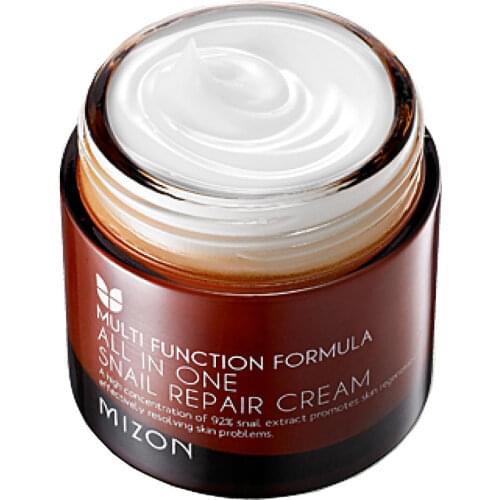 Original MIZON All In One Snail Repair Cream Skin Care Moisturizing Anti aging Anti wrinkle Facial Cream Korean Cosmetics 75ml