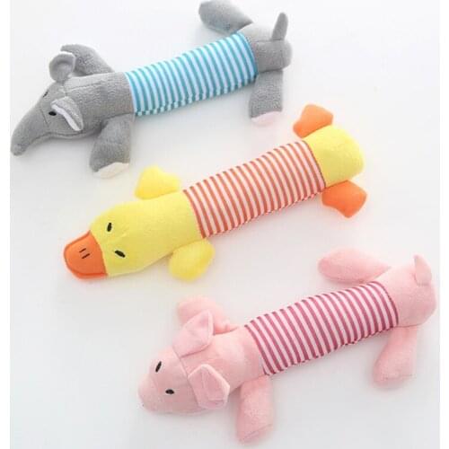 Plush Pet Dog Toy Chew Squeak Toy For Dogs Supplies Fit for All Puppy Pet Sound Toy Funny Durable Chew Molar Toy Pets Supplies