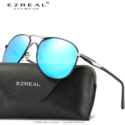EZREAL Fashion Aluminum Magnesium Polarized Sunglasses Men Women Sun Glasses UV400 Driving Eyewear oculos Shades 8722