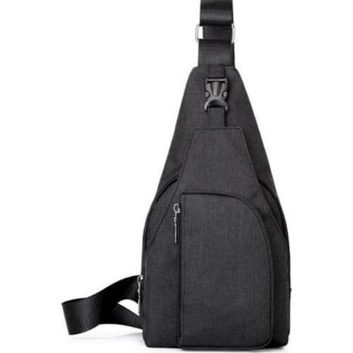 Mens Sling Bags Small Chest Bag Pack Travel Bagpack With USB Charging Port Messenger Shoulder Cross Body Bags /BY