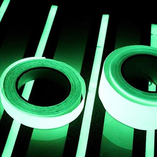 3 M Luminous Fluorescent Night Self-adhesive Glow In The Dark Sticker Tape Safety Security Home Decoration Warning Tape