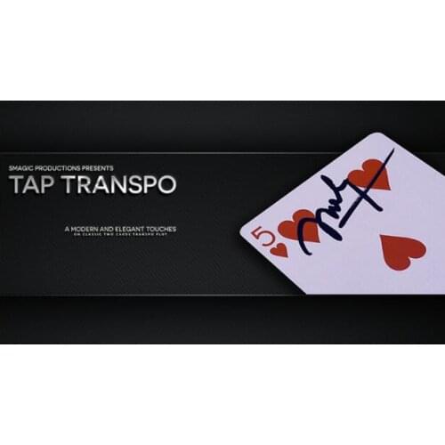 Tap Transpo By Smagic Productions (Gimmick And Online Instructions) - Trick ,Card Magic,Close Up,Illusion,Fun,Street,Toys