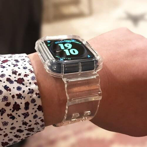 Amazing Slim TPU Screen Protector for iWatch 4 3 2 44MM 40MM 360 Soft Clear Watch Cover for Apple Watch Case 6 SE 5 4 42MM 38MM