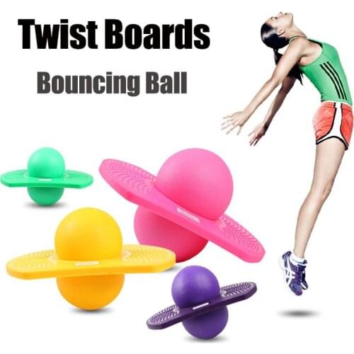 Outdoor fitness balance board jumping ball Home workout yoga balance trainer twist board Indoor exercise elastic bands twister