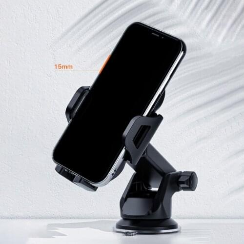 Universal Mobile Phone Holder for Car Carbon Fiber Vehicle Mounts No Magnetic GPS Bracket Black Holder for Vehicles