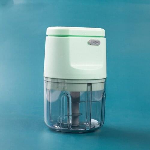 USB Electric Garlic Masher Mini Food Chopper 3 Sharp Blades Garlic Blender for Crushed Garlic Ginger Chili