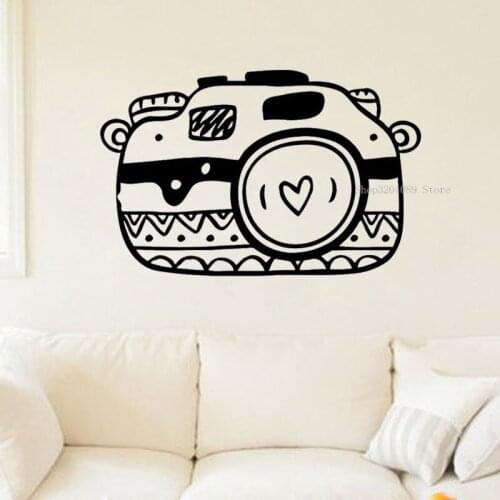 Photography Studio Wall Stickers Vinyl Photo Camera Decor For Photo Studio Interior Decal Home Art Design Murals CN499