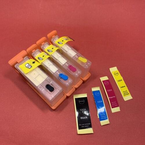 YOTAT (NO chip) Refillable ink Cartridge LM100A For Lexmark 100 100XL 100A 105 108