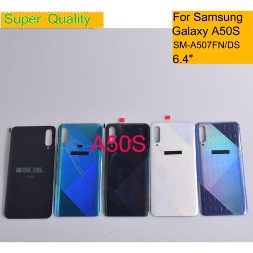 10Pcs/Lot For Samsung Galaxy A50S SM-A507FN/DS A507 Housing Back Cover Case Rear Battery Door Chassis Housing Replacement