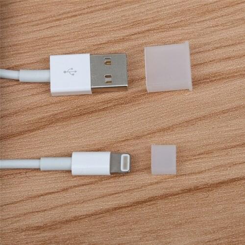 10 Pieces Charging Port Dust Plug Mobile Phone Cable for iphone Android Micro usb Cover Protector Prevent rust