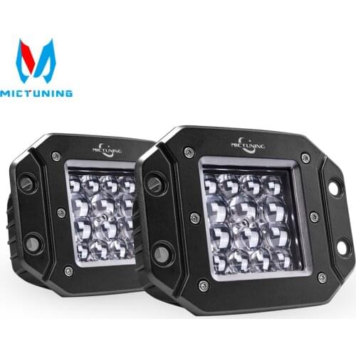 MICTUNING 2pcs 5" 42W LED Light Spot Beam for Philips chip LED Light Bar Driving Lights Waterproof Led Work Fog Lights for Truck