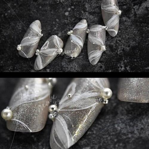 [Beautizon] 2021 New 3D Engraved Nail Stickers high quality Sticker Empaistic Butterfly Sticker