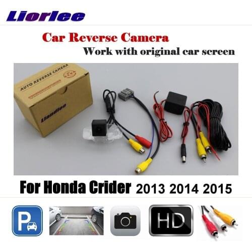 Car Rearview Reverse Parking Camera For Honda Crider 2013 2014 2015 Display / HD CCD Rear View Backup Back CAM