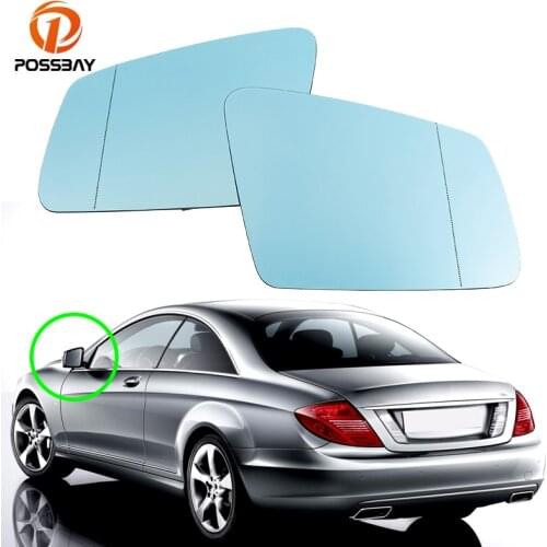 Car Left/Right Rearview Wing Mirror Heated Glass Rear View for Mercedes-Benz C216 W246 W204 S204 C204 C218 W212 S212 C207 A207