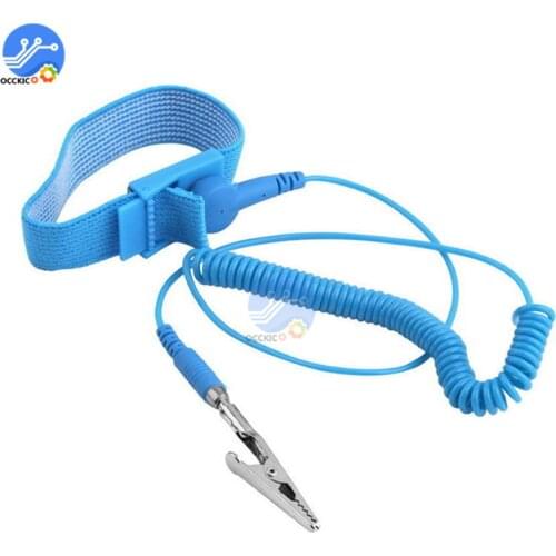 Cordless Wireless Clip Antistatic Anti Static ESD Wristband Wrist Strap Discharge Cables For Electrician IC PLCC worke