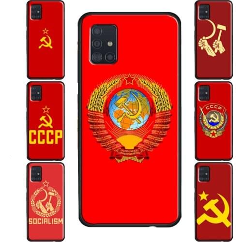 Soviet Union USSR Flag Case For Samsung Galaxy S21 Ultra Note 20 S8 S9 S10 Plus S20 FE S10e Note 9 Note 10 Plus