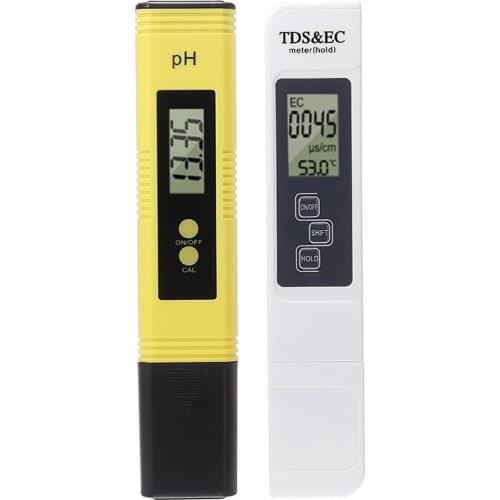 Digital PH EC TDS Meter Tester Temperature Water Test Pen Hydroponic Aquarium Pool Water Qualit Monitor