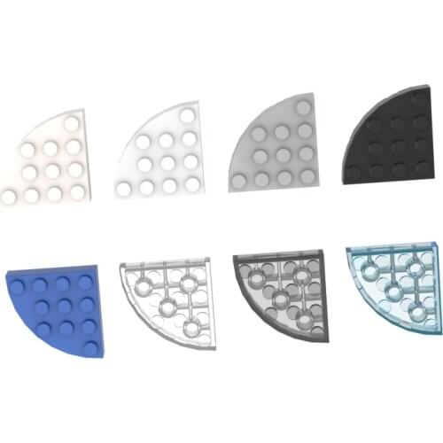 10PCS Bricks 2577 4x4 1/4 Compatible Assembles Particles Building Blocks Parts DIY enlighten block bricks Educational Toys