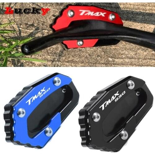 For Yamaha T-MAX TMAX 530 560 SX DX TMAX530 TMAX560 XP530 Tech-Max Motorcycle Kickstand Side Stand Extension Pad Enlarge Plate
