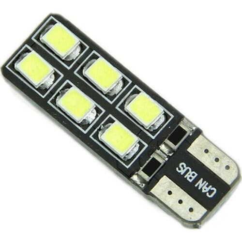 Lights Bulbs Universa New T10 W5W LED Cantus 12 SMD 2835 Source DC 12V Clearance Power