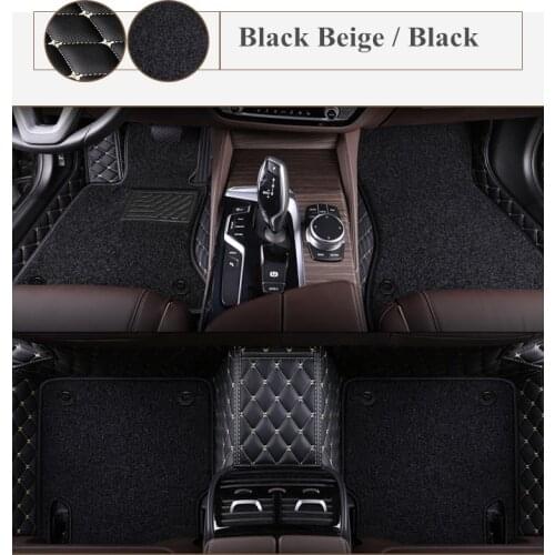 Good quality rugs! Custom special car floor mats for BMW iX3 2021 durable waterproof double layers carpets for iX3 2022-2020