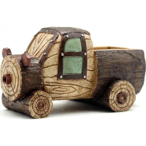 Creative garden balcony flowerpot ship moss succulents micro desktop potted landscape character ornaments