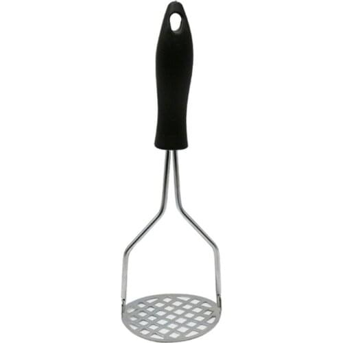 Stainless Steel Potato Masher With Broad Mashing Plate For Smooth Mashed Potatoes Fruit Vegetable Tools Press Crusher
