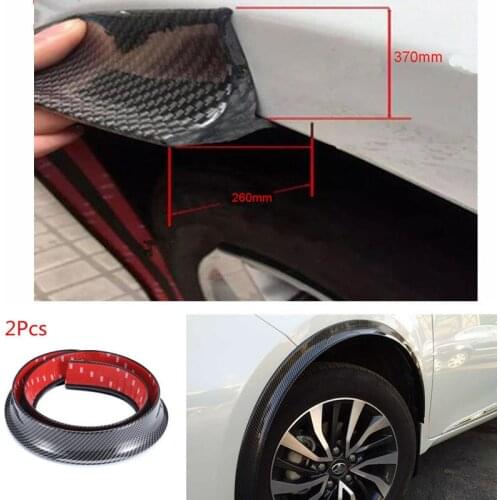 3Meter*4cm widen car rubber fender flare mudguard trim for 2 tires DIY wheel arch fender flare wheel eyebrow stripe SUV PICK UP